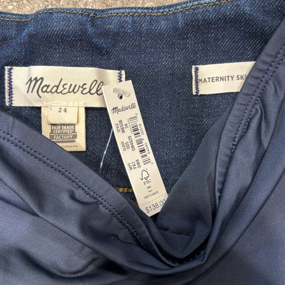 NWT! Madewell Maternity Skinny Jeans - Picture 4 of 5
